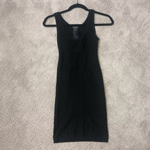 Bebe black mini dress